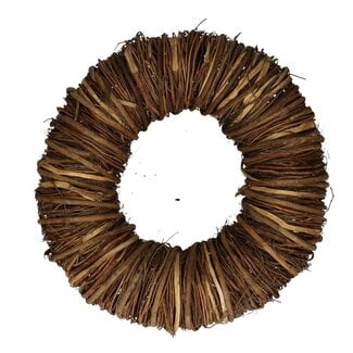 4A Mactan Grass Wreath | Colour: Brown | Diameter 35 centimeter | Per wreath