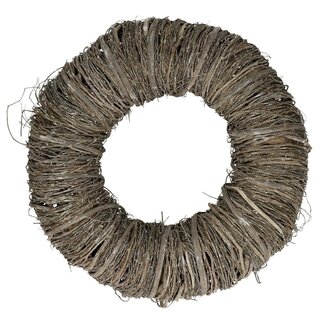 4A Mactan Graskranz | Farbe: Natuurlijk Braun | Durchmesser 35 centimeter | Pro Kranz