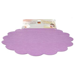 4A Textil Blumella Vlies | Farbe: lilafarbig | Durchmesser 54 centimeter | Pro 25 Blätter