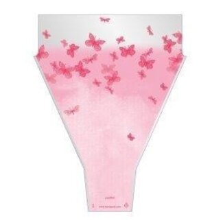 4A Hüllen Papillon | Farbe: Rosa | Länge 50 centimeter | Breite 35 centimeter | Höhe 10 centimeter | Pro 50 Hüllen