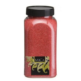 4A Decoratief Zand | Kleur: Rood | Inhoud zak 1 kilo | Per zak