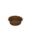 Steekschuim Basis Schotel Bakje Biodur | Kleur: Bruin | Diameter 23 centimeter | Hoogte 8 centimeter | Per 5 bakjes