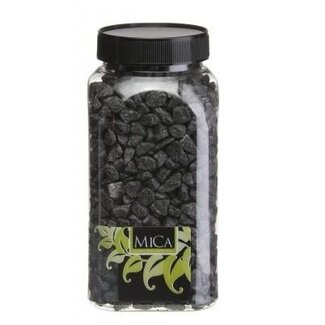 4A Kies | Farbe: Schwarz | Durchmesser 10 - 15 Millimeter | Inhalt Sack 1 Kilo | Pro Sack