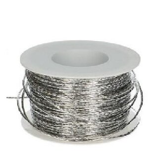 4A Paper Wire | Colour: Silver-coloured | Diameter 2 millimetre | Length 100 metre | Per roll
