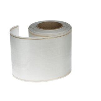 4A Moireband Lint | Kleur: Natuurlijk Wit | Breedte 100 millimeter | Lengte 25 meter | Per rol