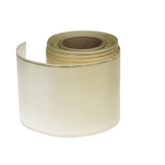 4A Moire ribbon | Colour: Cream-coloured | Width 100 millimeter | Length 25 meter | Per roll