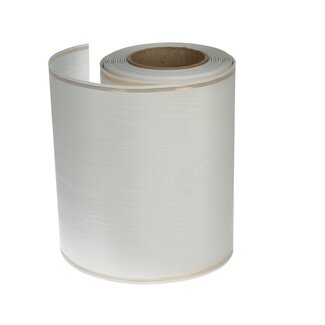 4A Moire ribbon Ribbon | Colour: Natural White | Width 150 millimeter | Length 25 meter | Per roll