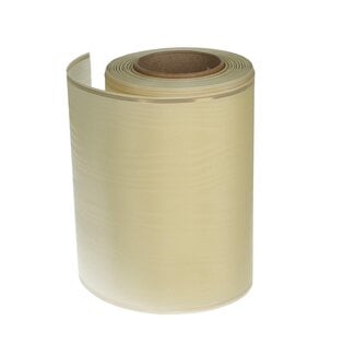 4A Moire ribbon | Colour: Cream-coloured | Width 150 millimeter | Length 25 meter | Per roll
