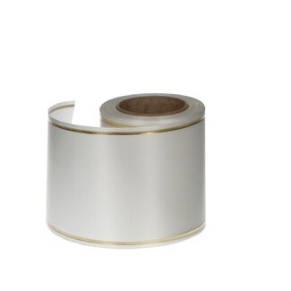 4A Satin Machine Ribbon | Colour: Natural White | Width 100 millimeter | Length 25 meter | Per roll