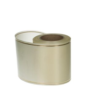 4A Satijn Machine Lint | Kleur: Crèmekleurig | Breedte 100 millimeter | Lengte 25 meter | Per rol