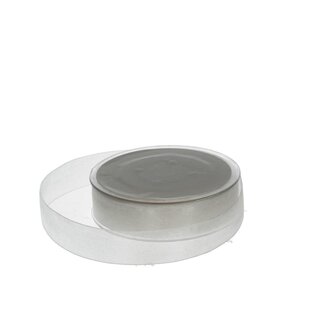4A Organza Ribbon | Colour: Natural White | Width 25 millimetre | Length 50 metre | Per roll