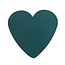 Floral foam Base FF Heart | Colour: Green | Length 47 centimeter | Height 47 centimeter | Per 2 hearts