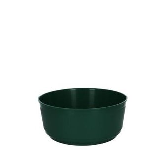 4A Plastic Flower Bowl "Bulb" | Colour: Green | Diameter 21 centimeter | Height 9 centimeter | Per 5 bowls