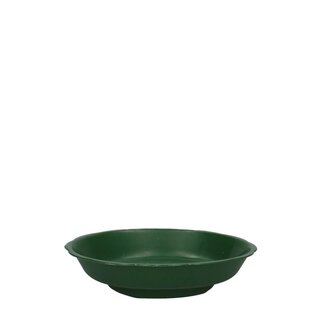 4A Kunststoff Schale | Farbe: Grün | Durchmesser 14 centimeter | Höhe 3 centimeter | Pro 25 Schalen