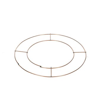 4A Oasis Metallring | Farbe: kupferfarben | Durchmesser 20 centimeter | Pro 20 Ringe