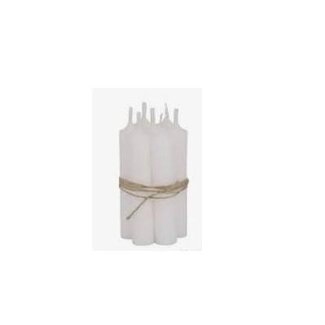 4A Candle Bundle | Colour: Natural White | Diameter 11 centimeter | 7 Candles per bundle | Per 6 bundles
