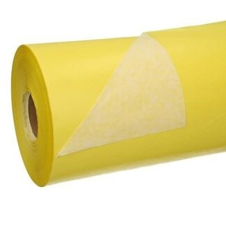 4A Papier auf Rolle | Farbe: Gelb | Breite 75 centimeter | 40 gram/m2 | Gewicht 10 kilo | Pro Rolle