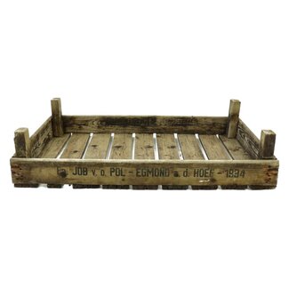 4A Wooden Tulip Crate | Colour: Brown | Length 75 centimetre | Width 50 centimetre | Height 16 centimetre | Per 2 crates