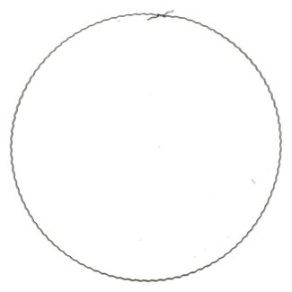 4A Metallring | Farbe: Silberfarben | Durchmesser 25 centimeter | Pro 50 Ringe