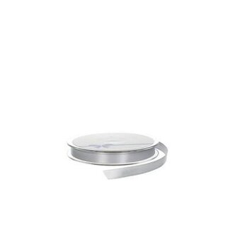 4A Ruban satiné | Couleur: Argenté | Largeur 10 millimeter | Longueur 25 meter | Par rouleau