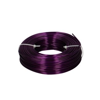 4A Fil en aluminium | Couleur: Violet | Diamètre 2 millimeter | Longueur 60 meter | Poids 500 gram | Par rouleau