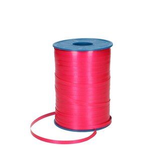 4A Ruban bouclé 013 | Couleur: Fuchsia | Largeur 5 millimeter | Longueur 500 meter | Par rouleau