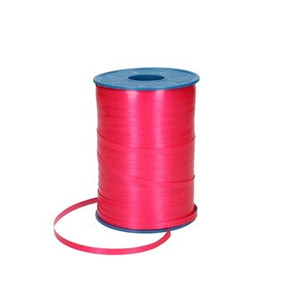 4A Ruban bouclé 013 | Couleur: Fuchsia | Largeur 5 millimeter | Longueur 500 meter | Par rouleau