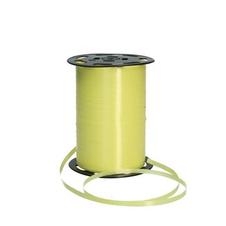 4A Krullint 031 | Kleur: Lichtgeel | Breedte 5 millimeter | Lengte 500 meter | Per rol