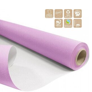 4A Papier en rouleau | Couleur: Rose | Largeur 80 centimeter | Longueur 40 meter | 60 gram/m2 | Par rouleau