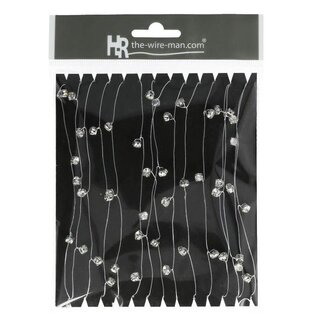 4A Diamant op Draad | Kleur: Zilverkleurig | Diameter diamant 5 millimeter | Lengte 5 meter | Per rol