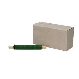 4A Wikkeldraad | Kleur: Donkergroen | Diameter 0.6 millimeter | Gewicht 1 kilo | Per 10 rollen