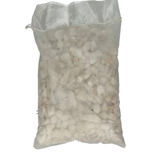 4A Gravier | Couleur: Blanc naturel | Diamètre 15 - 25 millimètre | Contenu sac 5 kilo | Par sac