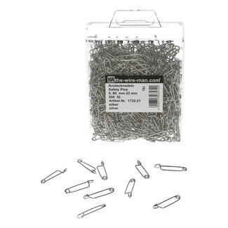 4A Corsagespeldjes | Kleur: Zilverkleurig | Lengte 22 millimeter | Inhoud 500 spelden | Per doosje