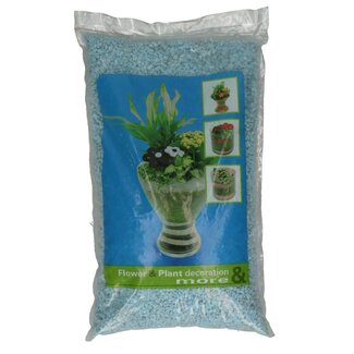 4A Grind | Kleur: Lichtblauw | Diameter 2 - 3 millimeter | Inhoud zak 5 kilo | Per zak
