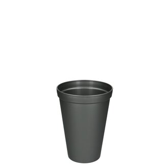 4A Vase en plastique | Couleur: Gris | Diamètre 15 centimeter | Hauteur 20 centimeter | Contenu 2 liter | Par vase