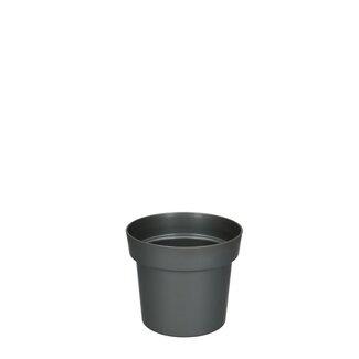 4A Kunststof Bloempot Plantenpot | Kleur: Grijs | Diameter 12 centimeter | Hoogte 9.5 centimeter | Per bloempot