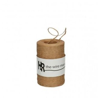 4A Bindebast Wire | Colour: Light brown | Diameter 0.4 millimeter | Length 205 meter | Per roll