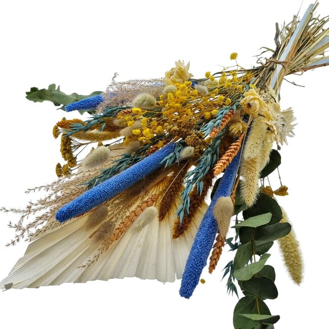 Boeket droogbloemen "Beautiful Dawn" | Lengte ± 55 centimeter | Gewicht ± 250 gram