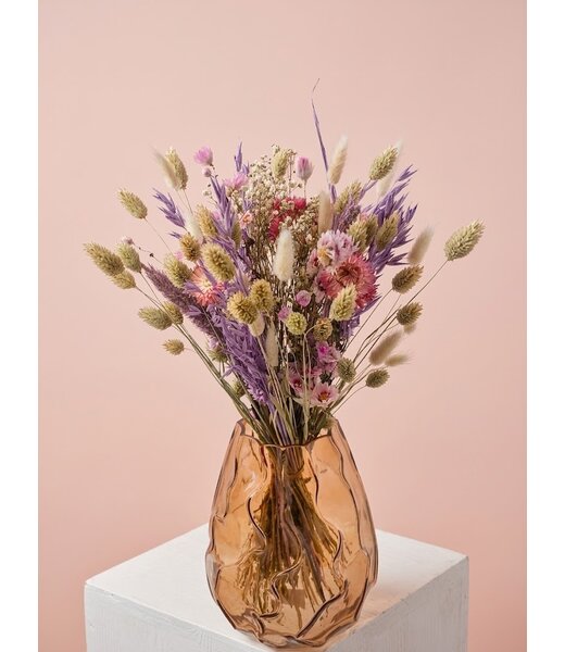 MyFlowers Boeket droogbloemen "Pastel Palette" | Lengte ± 55 centimeter | Handgebonden boeket