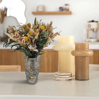 Dolce Vita Boeket droogbloemen "Natural Summer" | Lengte ± 35 centimeter | Met zomers gekleurde droogbloemen