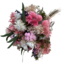 Bouquet de fleurs séchées Fantasy Rosa | Longueur ± 35 centimètres | Avec des fleurs séchées roses, blanches et vertes