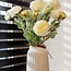 Boeket Ranonkels Kunstbloemen | Kleur: Wit | Lengte: 50 centimeter | Per 5 bloemen