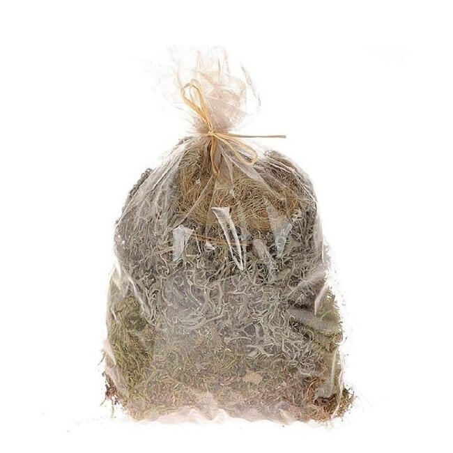 Gedroogd Mos Assortiment | Kleur: Gemengde Kleuren | Droogdecoratie | Gewicht 75 gram | Per zakje