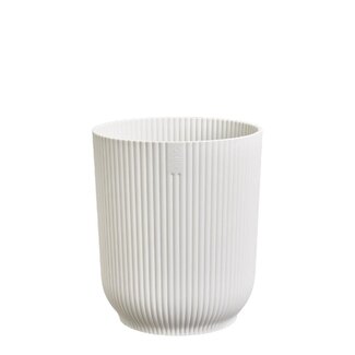 4A Vase Orchidée en plastique "Vibes" | Couleur: Blanc naturel | Diamètre 13 centimeter | Hauteur 15 centimeter | Par 9 vases