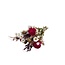 Boeket droogbloemen "Rosewood Pink" | Lengte ± 50 centimeter | Met donkerroze kunstrozen