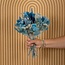 Boeket droogbloemen "Wow Blue Jeans" | Lengte ± 35 centimeter | Met blauwe droogbloemen