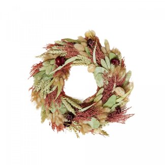 4A Rosewood Kranz | Farbe: Gemischte Farben | Durchmesser 25 centimeter | Pro Kranz