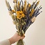 Boeket droogbloemen "Fantasy Yellow" | Lengte ± 35 centimeter | Met diverse kleuren droogbloemen