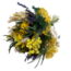 Boeket droogbloemen "Fantasy Giallo" | Lengte ± 35 centimeter | Met gele en groene droogbloemen