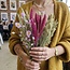 Bouquet of dried flowers "Royal Love" | Length ± 50 centimetres | With pink and natural dried flowers